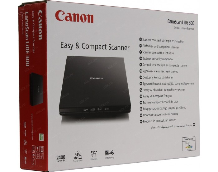 Сканер canon canoscan lide 300 как подключить